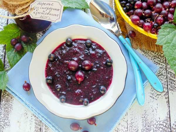 Варенье из крыжовника с лимоном через мясорубку на зиму