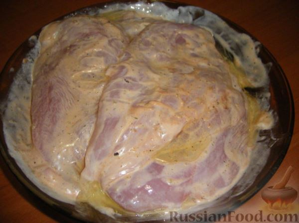 Куриные рулетики по-французски с грибами и сыром